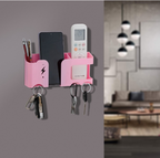 Wall Mounted Multi-Purpose Organizer™ | Mobile, Remote & Key Holder for Home & Office
