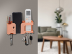 Wall Mounted Multi-Purpose Organizer™ | Mobile, Remote & Key Holder for Home & Office