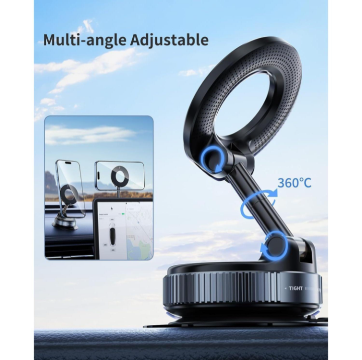 MagnetoMount Pro™ – Premium 360° Magnetic Phone Holder | Secure, Strong & Stylish