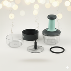 Hand Press Vegetable Chopper™ – Manual Onion, Garlic & Veggie Cutter